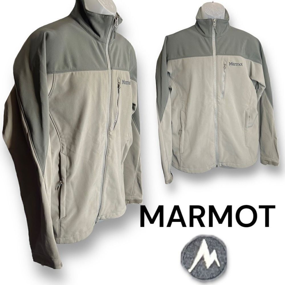 Marmot Jacket Trango Softshell Gray Jacket Wind M2 Men’s Medium Hiking Golf
